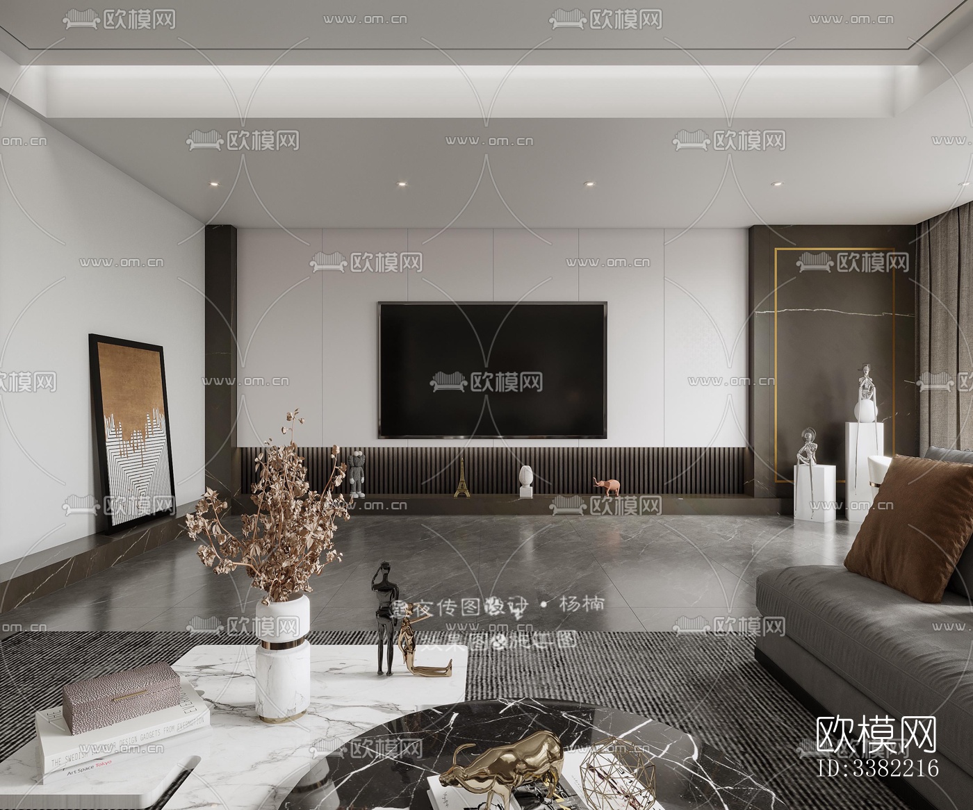 现代别墅效果图下载（渲染图11）