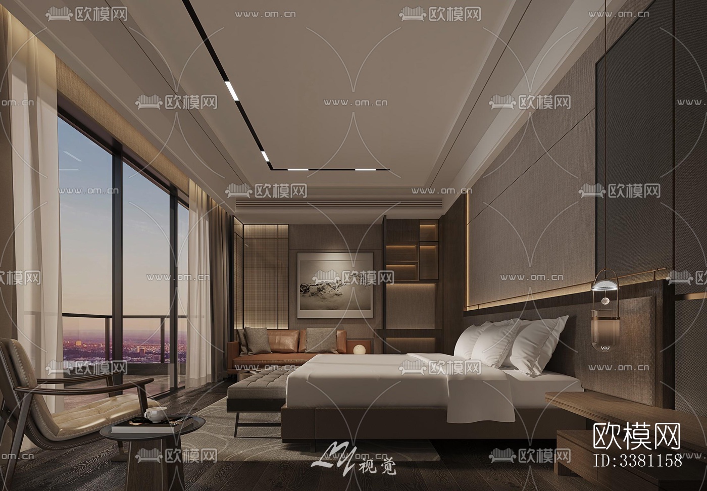 现代别墅效果图下载（渲染图11）