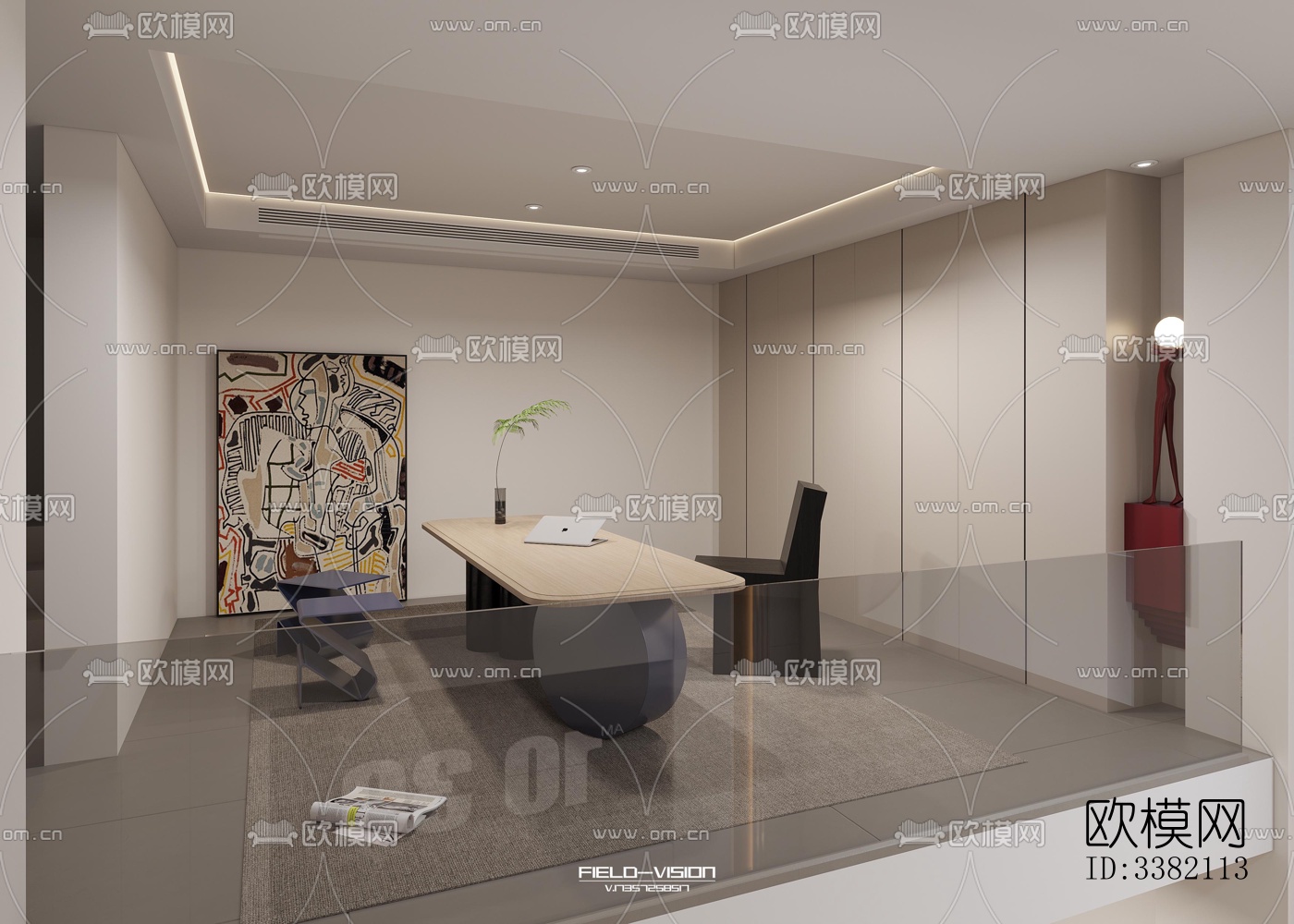 现代别墅效果图下载（渲染图12）