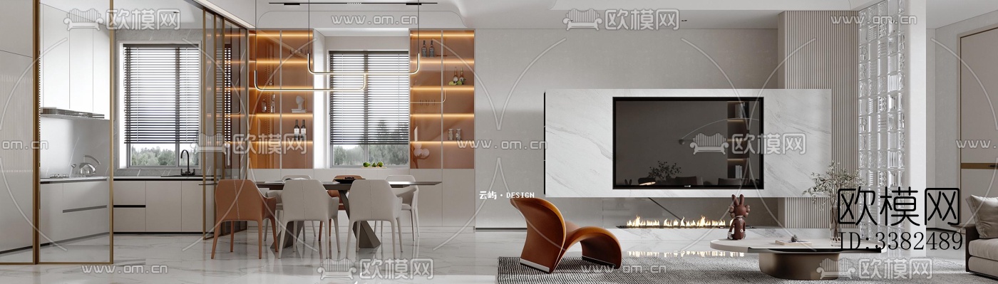 现代别墅效果图下载（渲染图8）