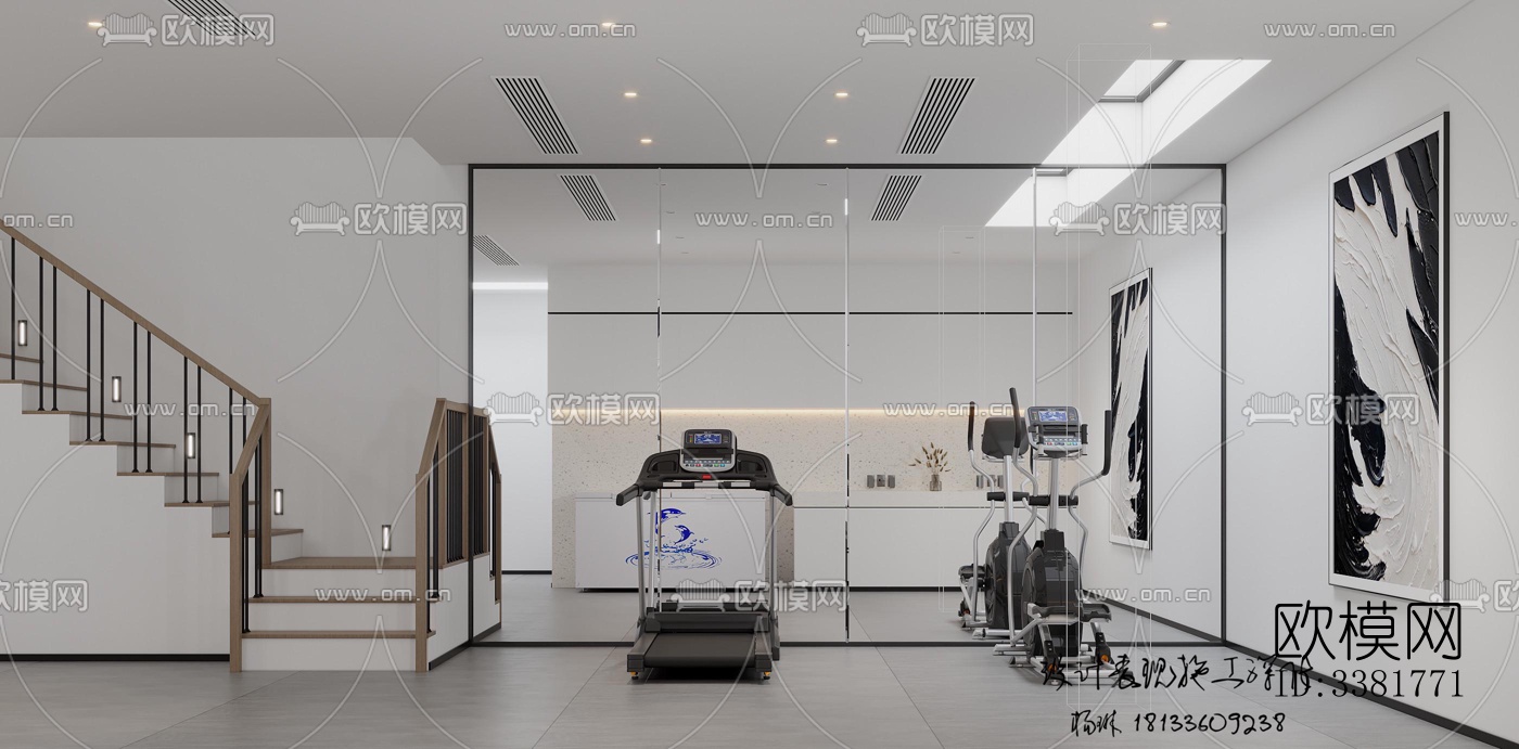 现代别墅效果图下载（渲染图9）