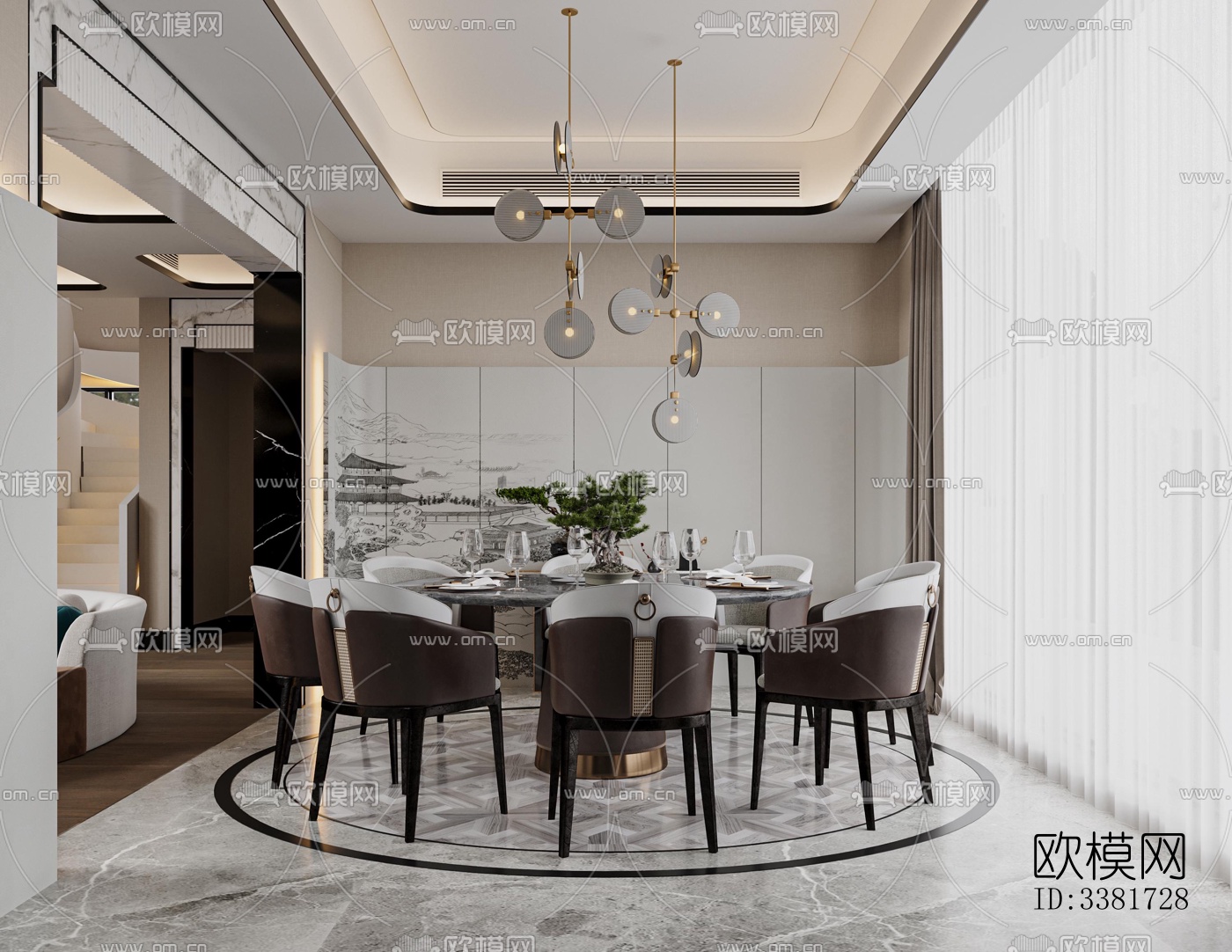 现代别墅效果图下载（渲染图6）