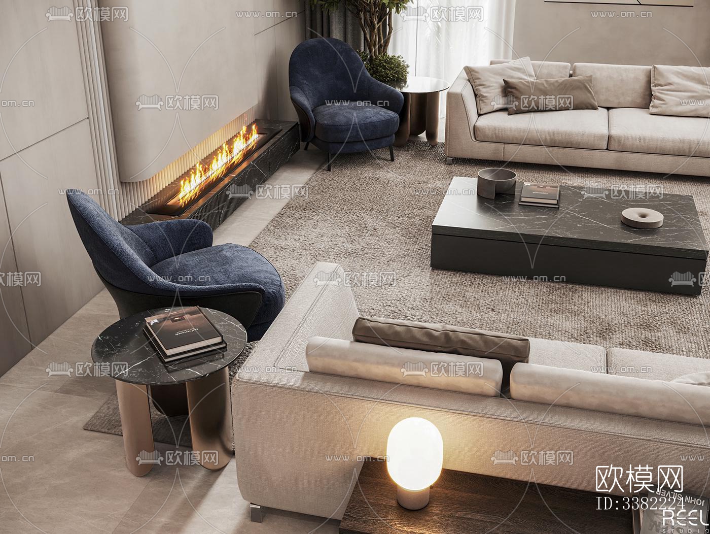 现代别墅效果图下载（渲染图12）