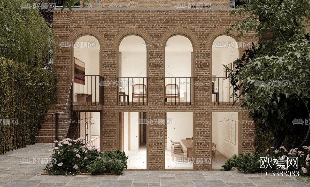 现代别墅效果图下载（渲染图6）