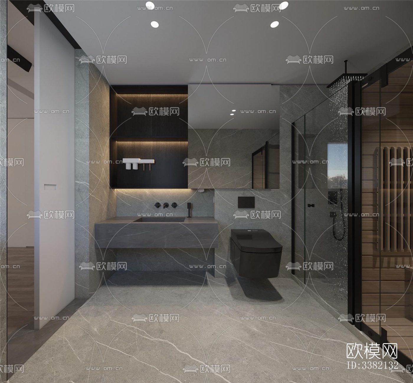 现代别墅效果图下载（渲染图8）