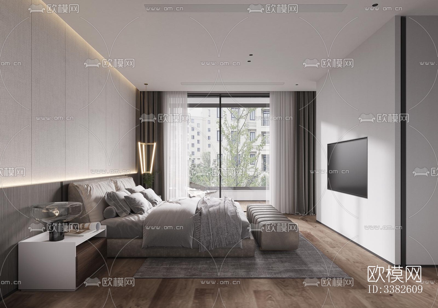 现代别墅效果图下载（渲染图5）