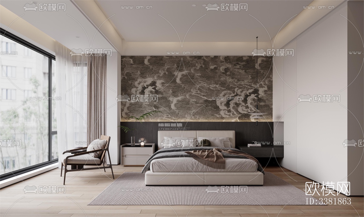 现代别墅效果图下载（渲染图16）