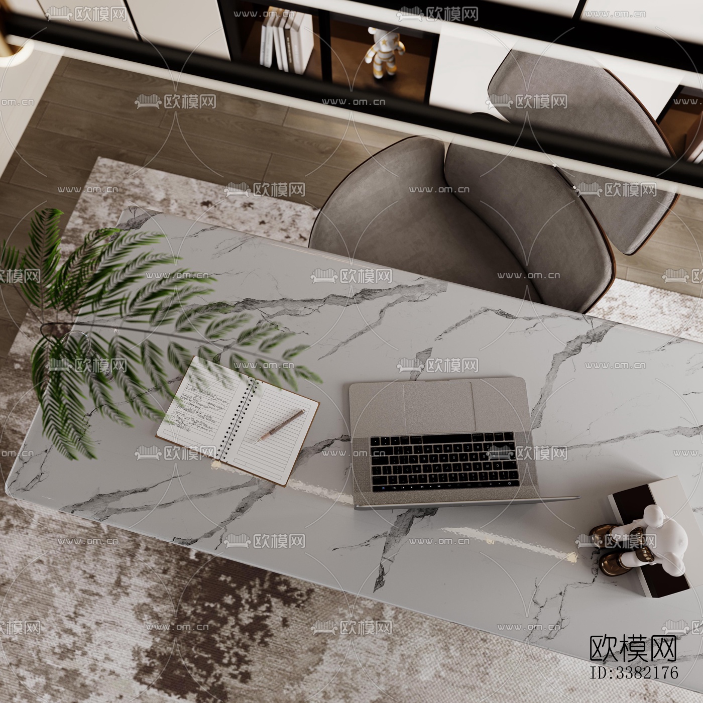 现代别墅效果图下载（渲染图8）