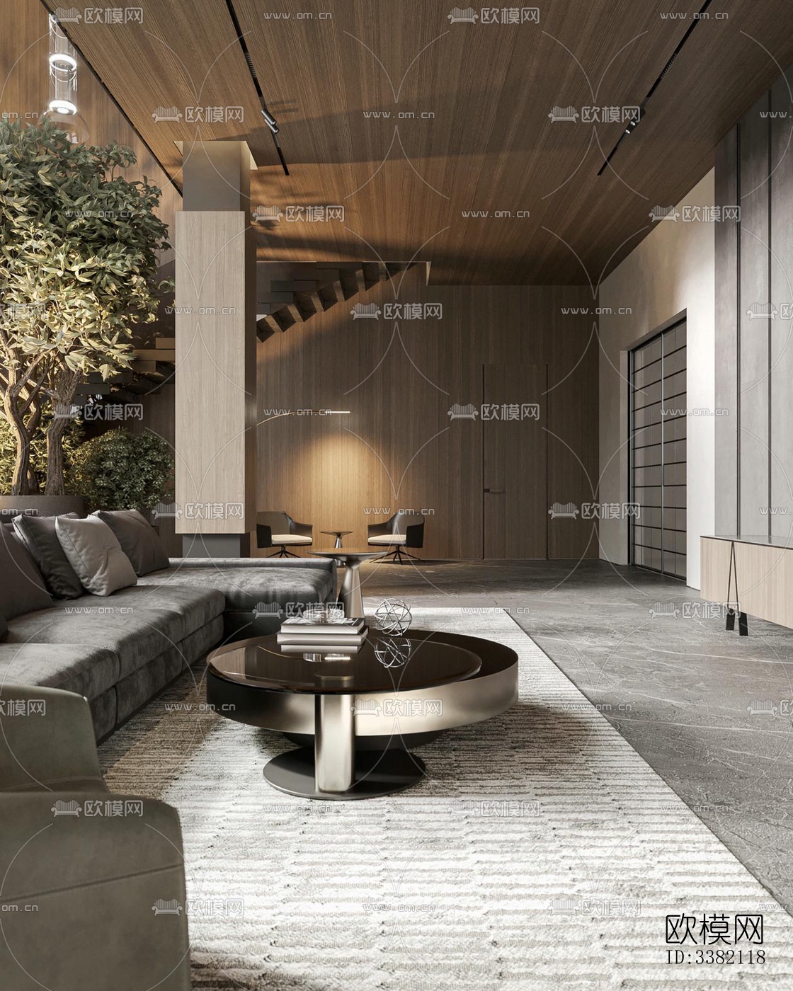 现代别墅效果图下载（渲染图13）