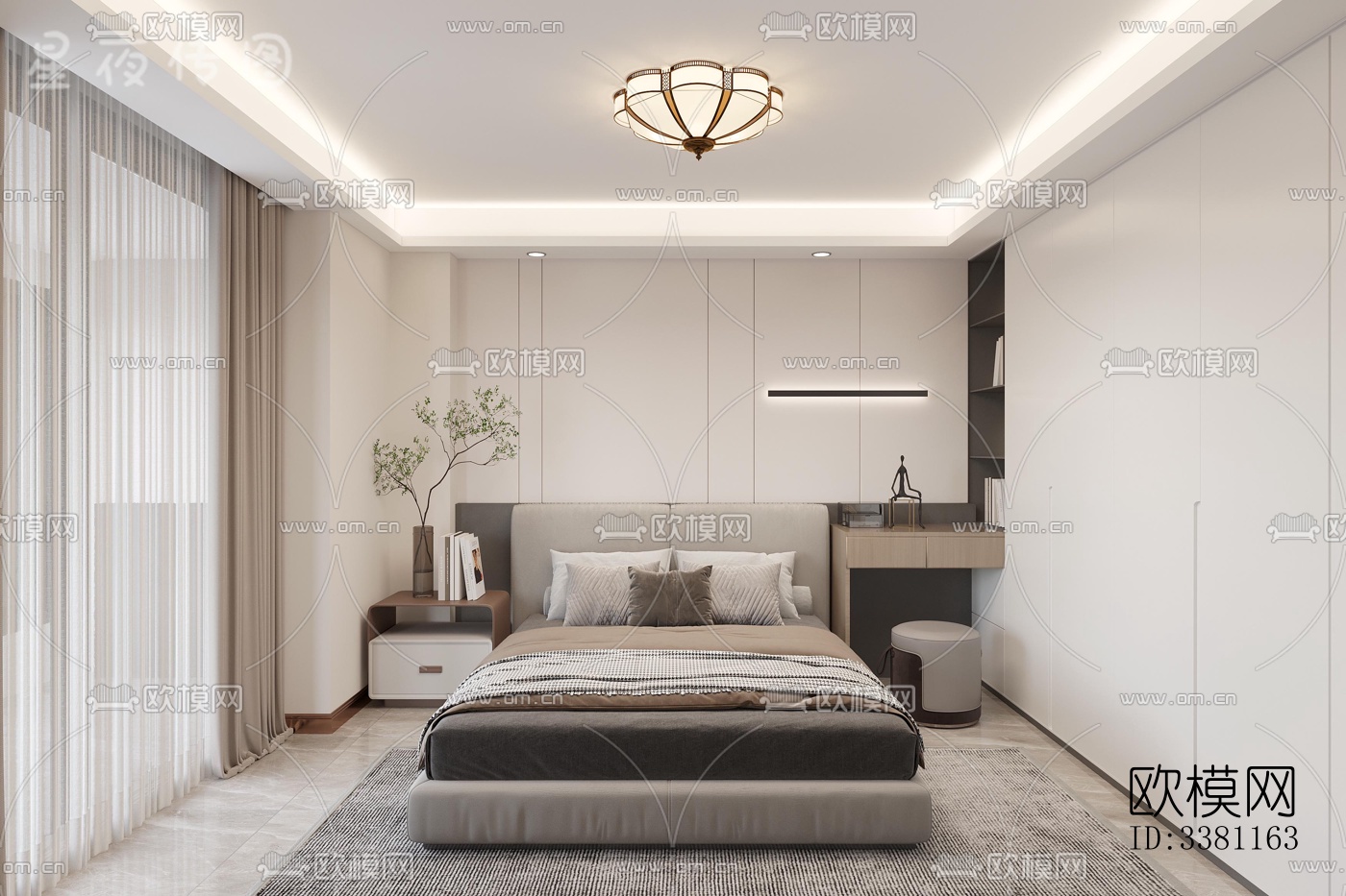 现代别墅效果图下载（渲染图7）