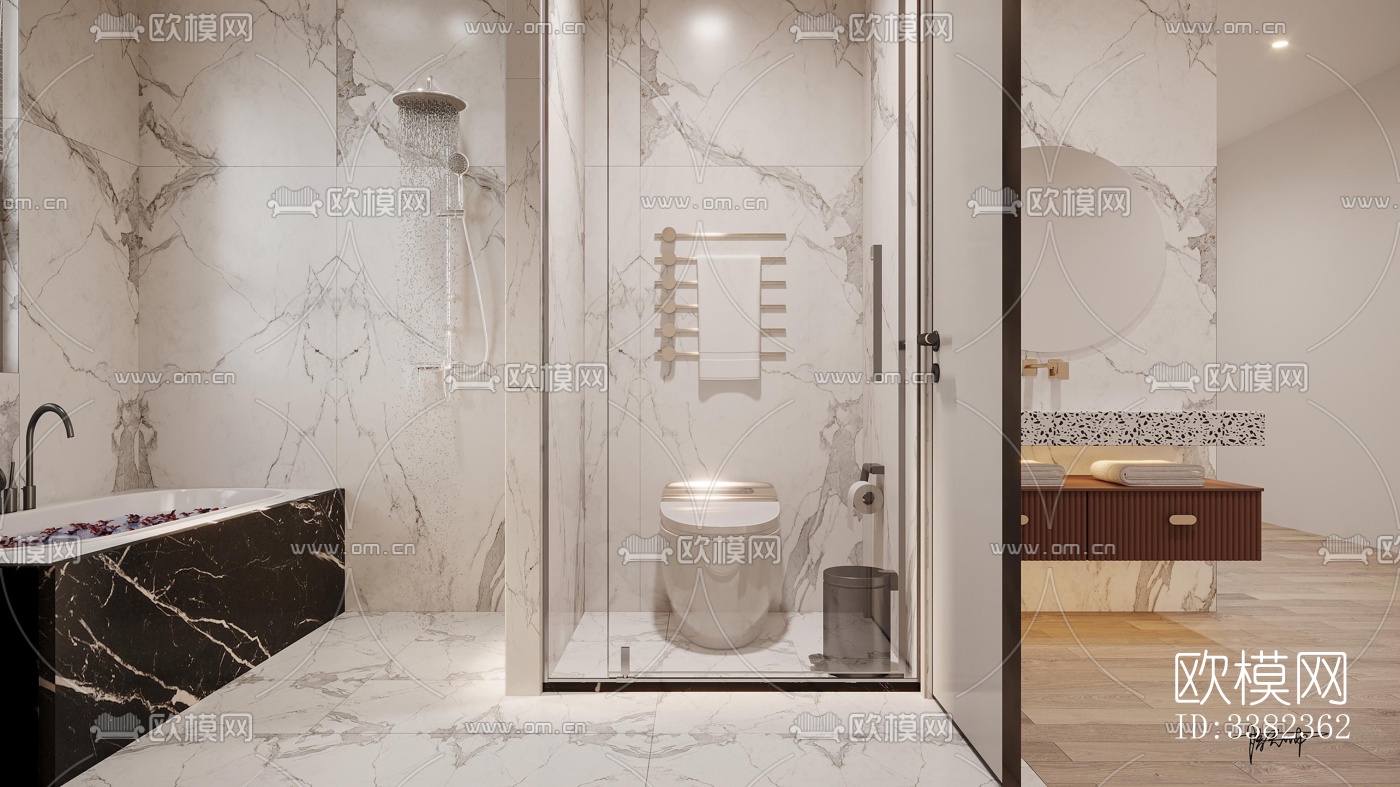 现代别墅效果图下载（渲染图7）