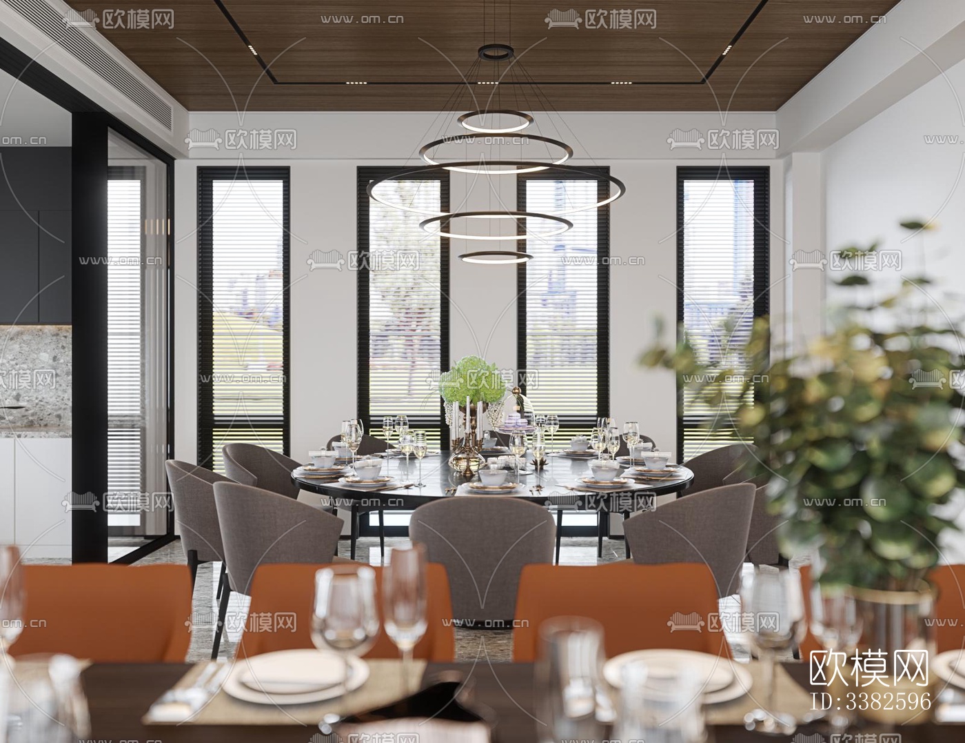 现代别墅效果图下载（渲染图2）