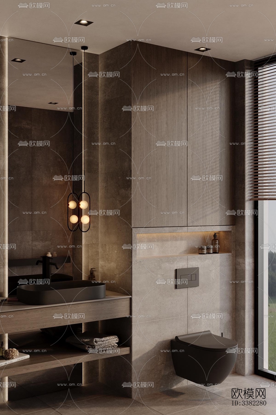 现代别墅效果图下载（渲染图10）