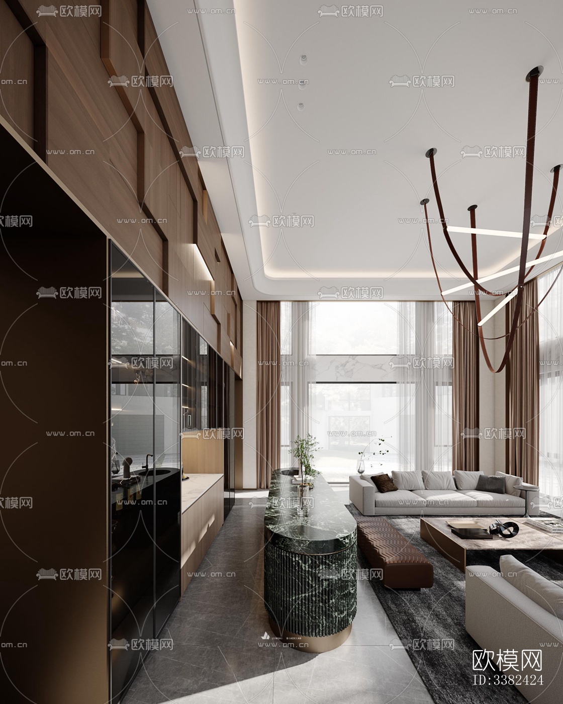 现代别墅效果图下载（渲染图10）