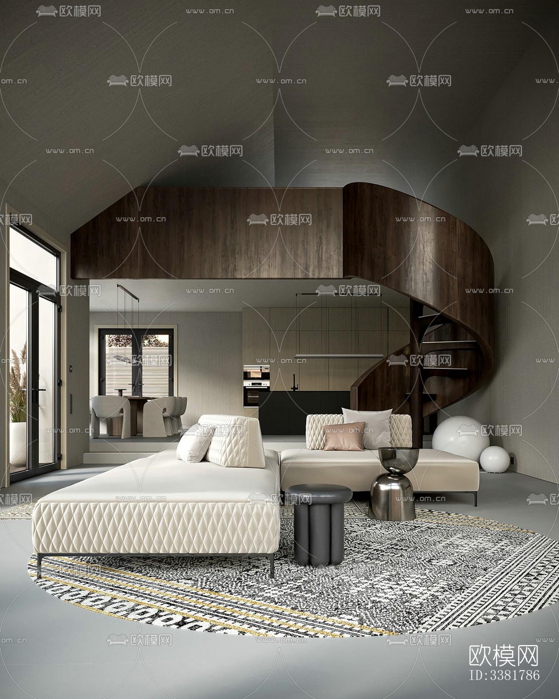 现代别墅效果图下载（渲染图9）