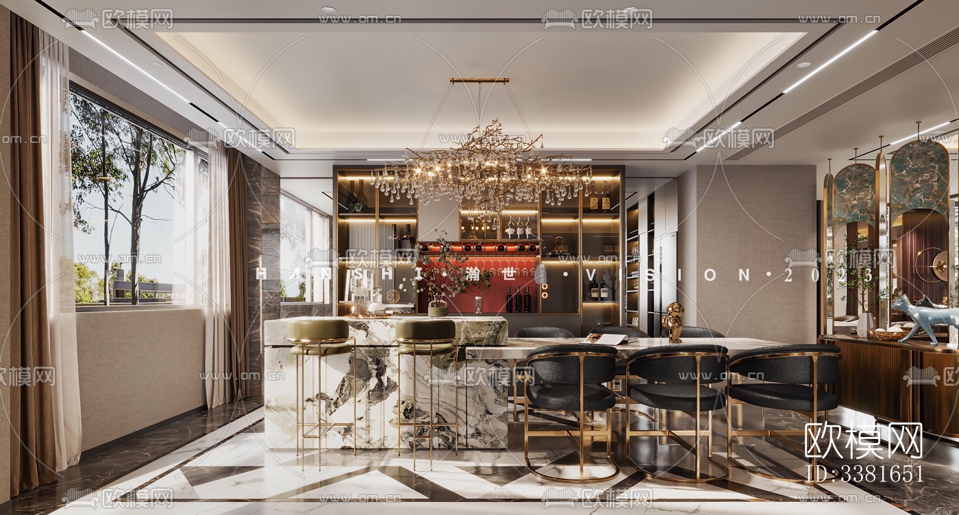 现代别墅效果图下载（渲染图6）