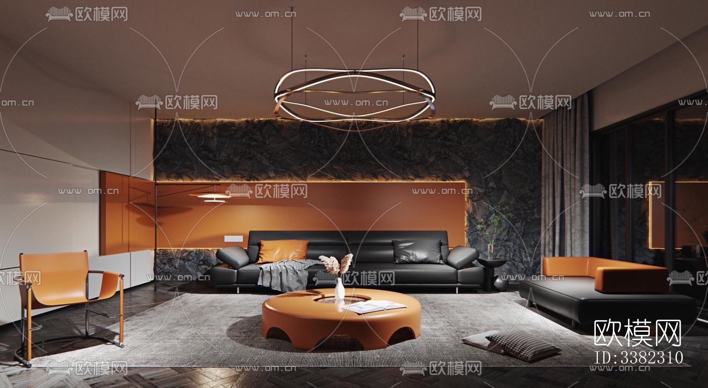 现代别墅效果图下载（渲染图9）