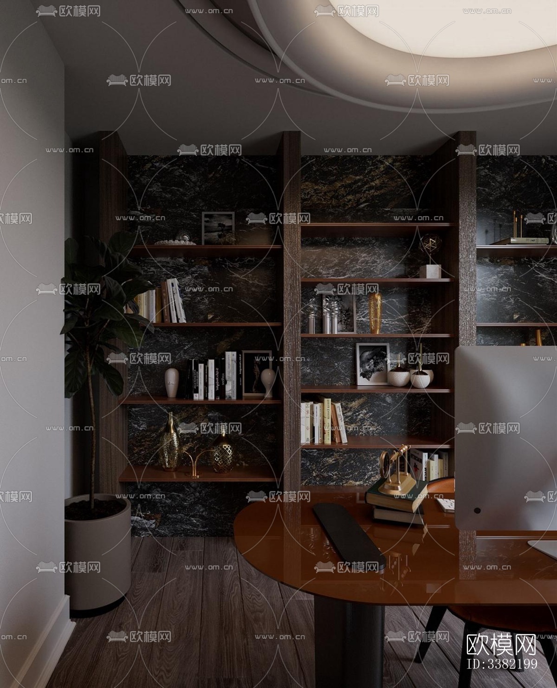 现代别墅效果图下载（渲染图5）