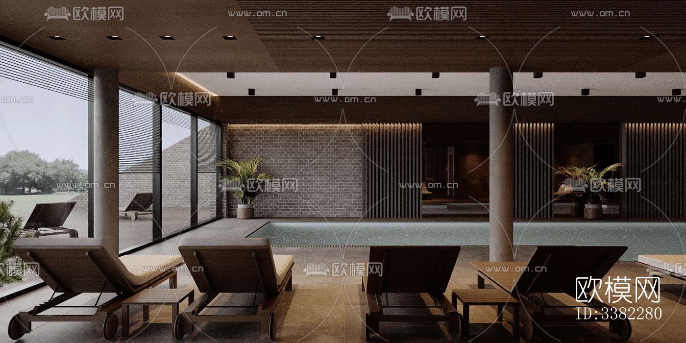 现代别墅效果图下载（渲染图5）