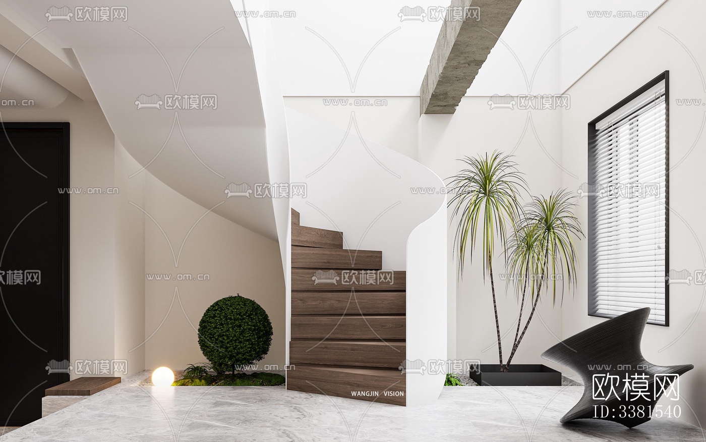 现代别墅效果图下载（渲染图9）