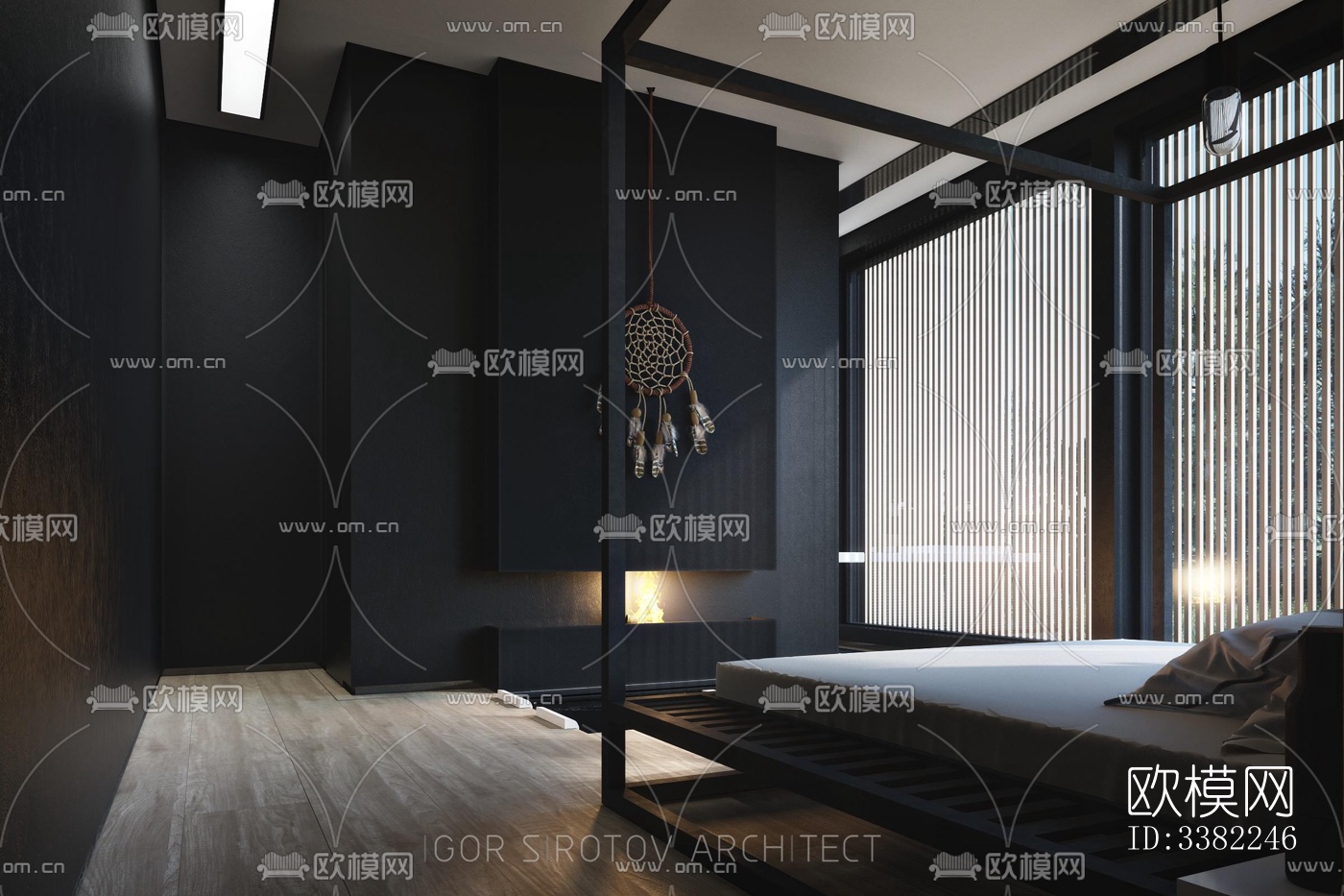 现代别墅效果图下载（渲染图8）