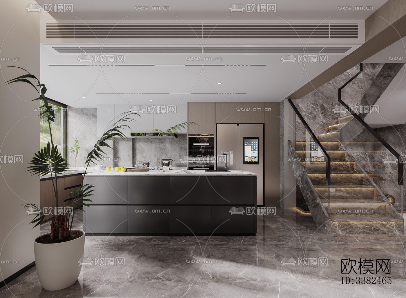 现代别墅效果图下载（渲染图6）