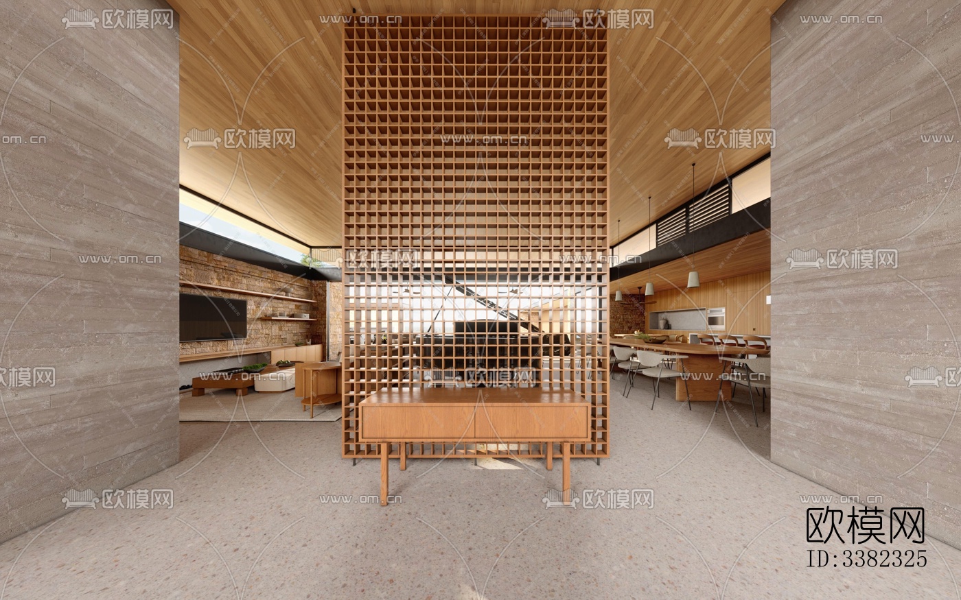 现代别墅效果图下载（渲染图6）