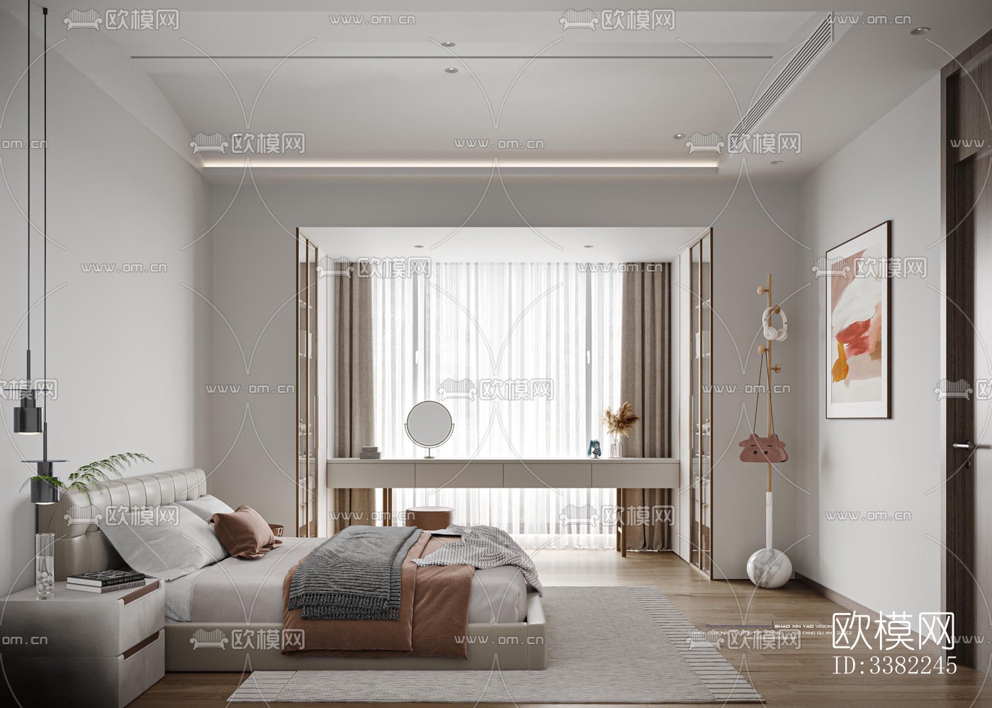 现代别墅效果图下载（渲染图7）