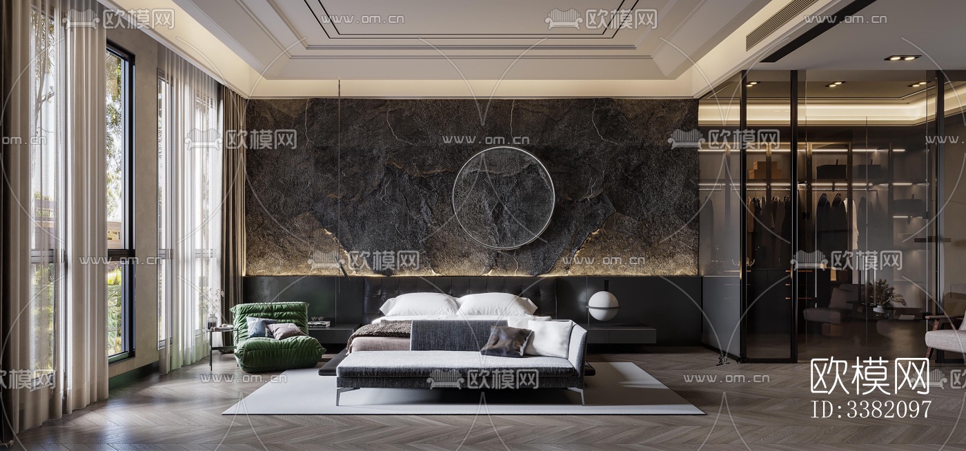 现代别墅效果图下载（渲染图12）