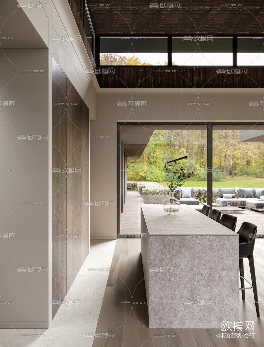 现代别墅效果图下载（渲染图19）