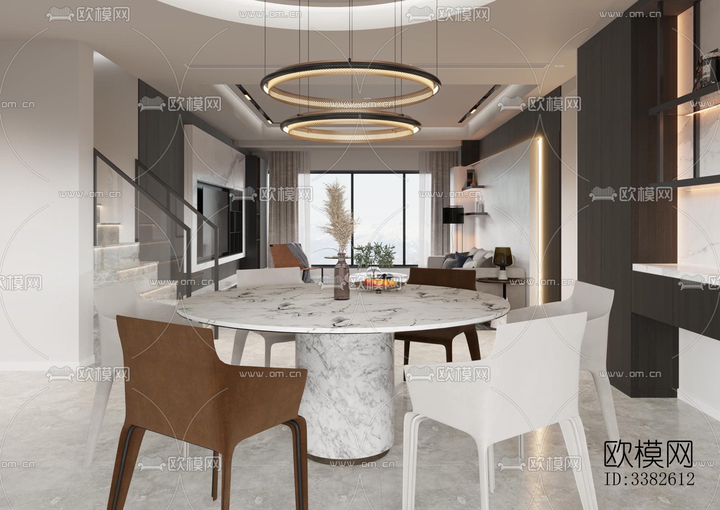 现代别墅效果图下载（渲染图7）