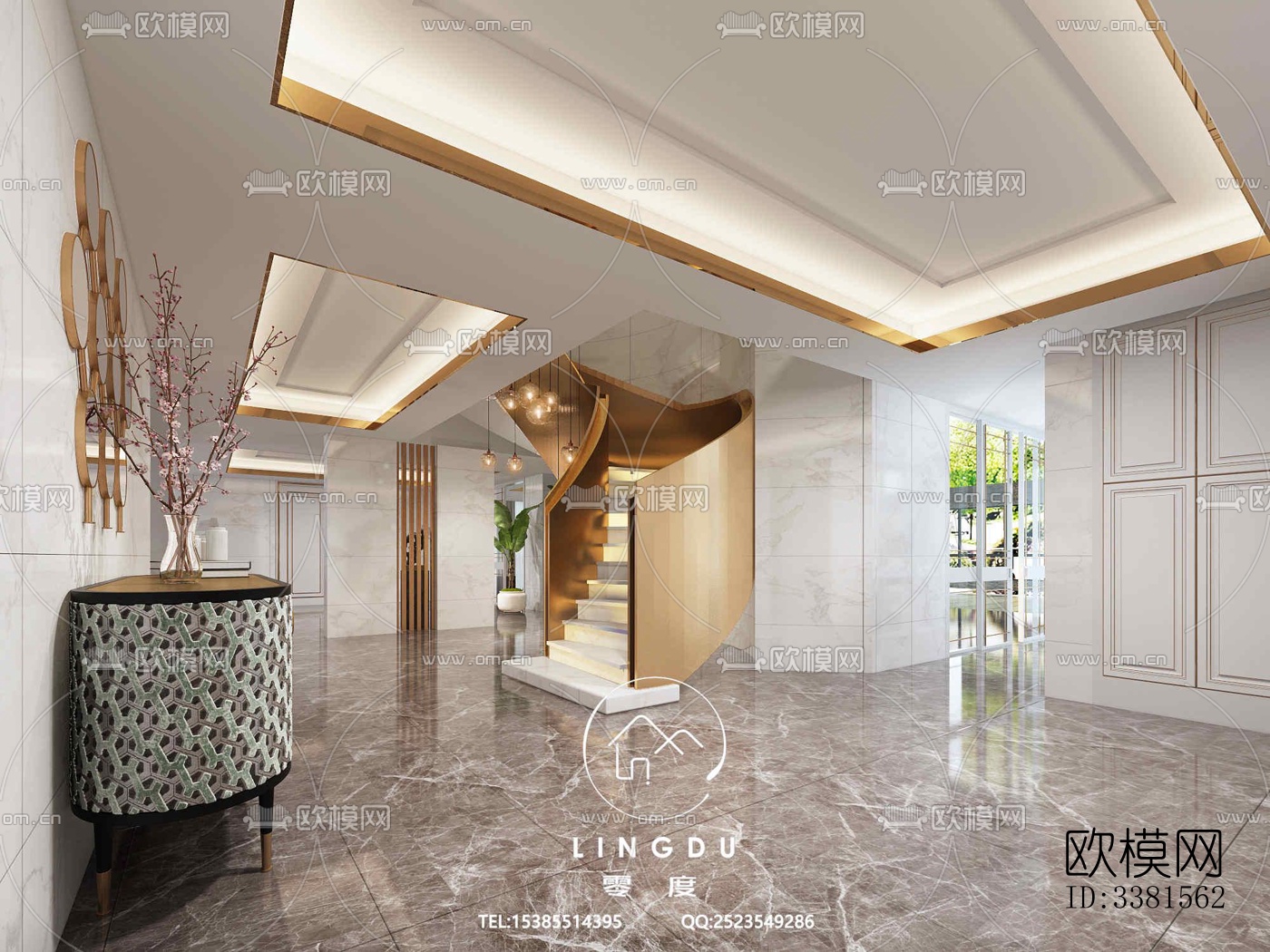 现代别墅效果图下载（渲染图9）