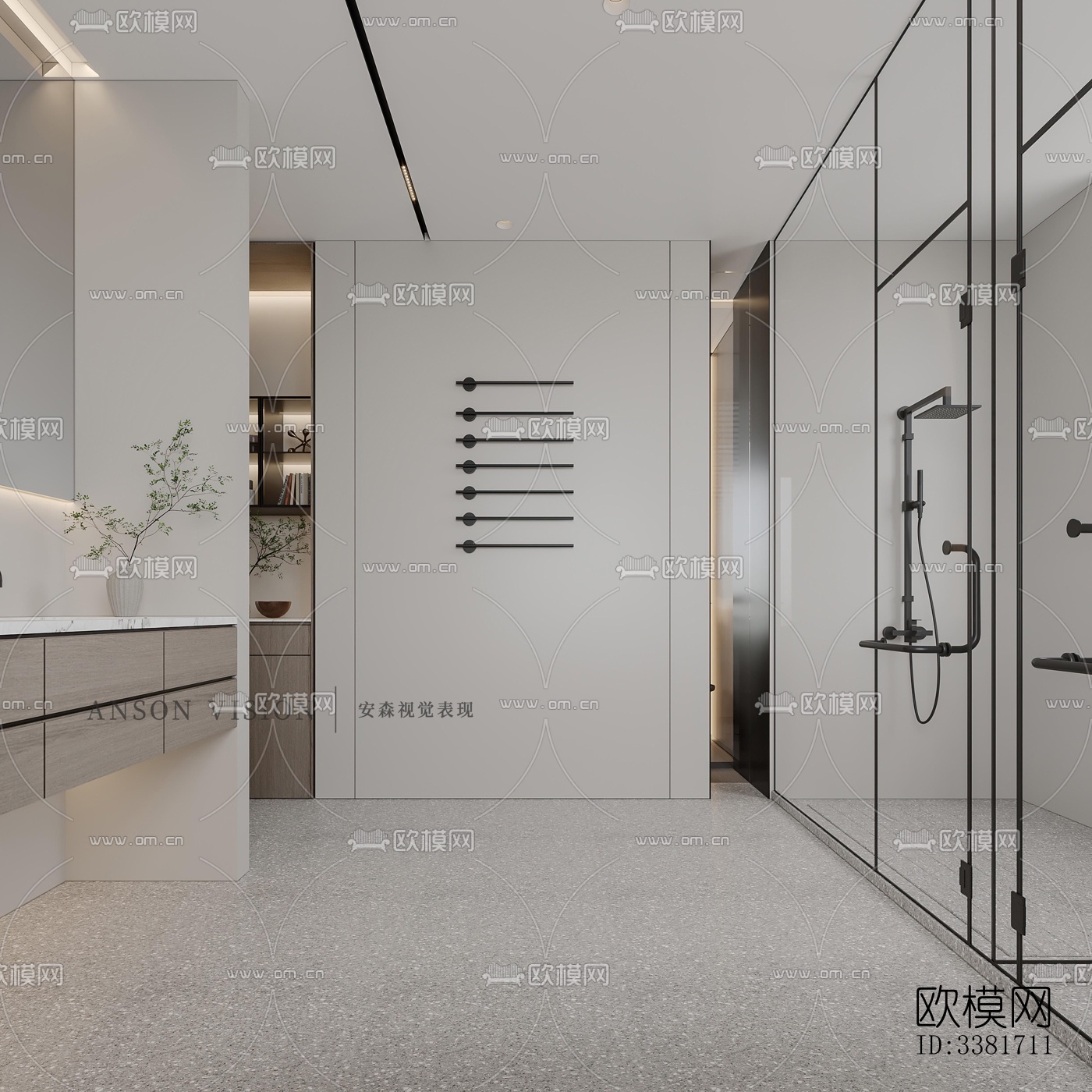 现代别墅效果图下载（渲染图5）