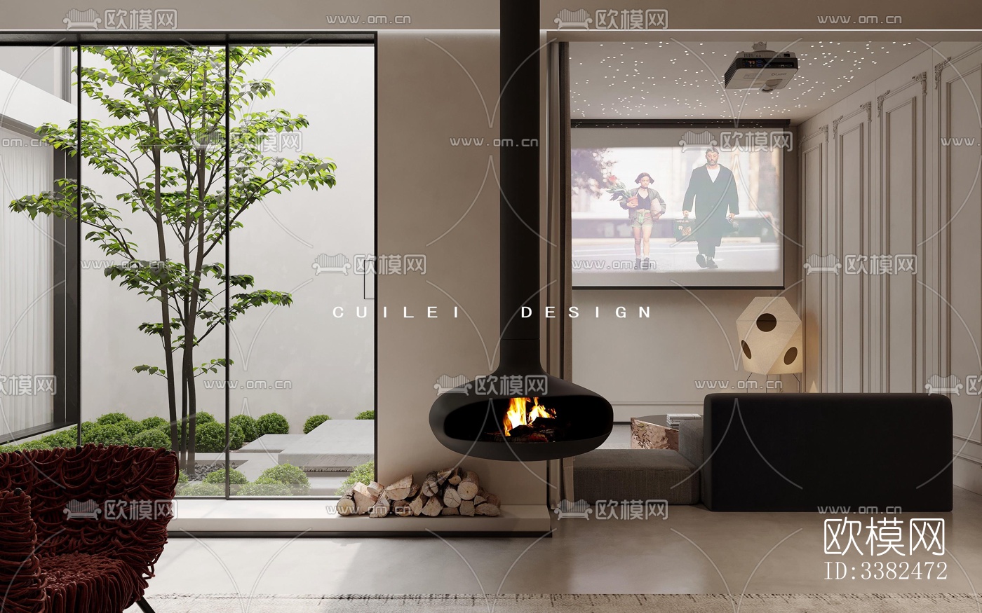 现代别墅效果图下载（渲染图11）