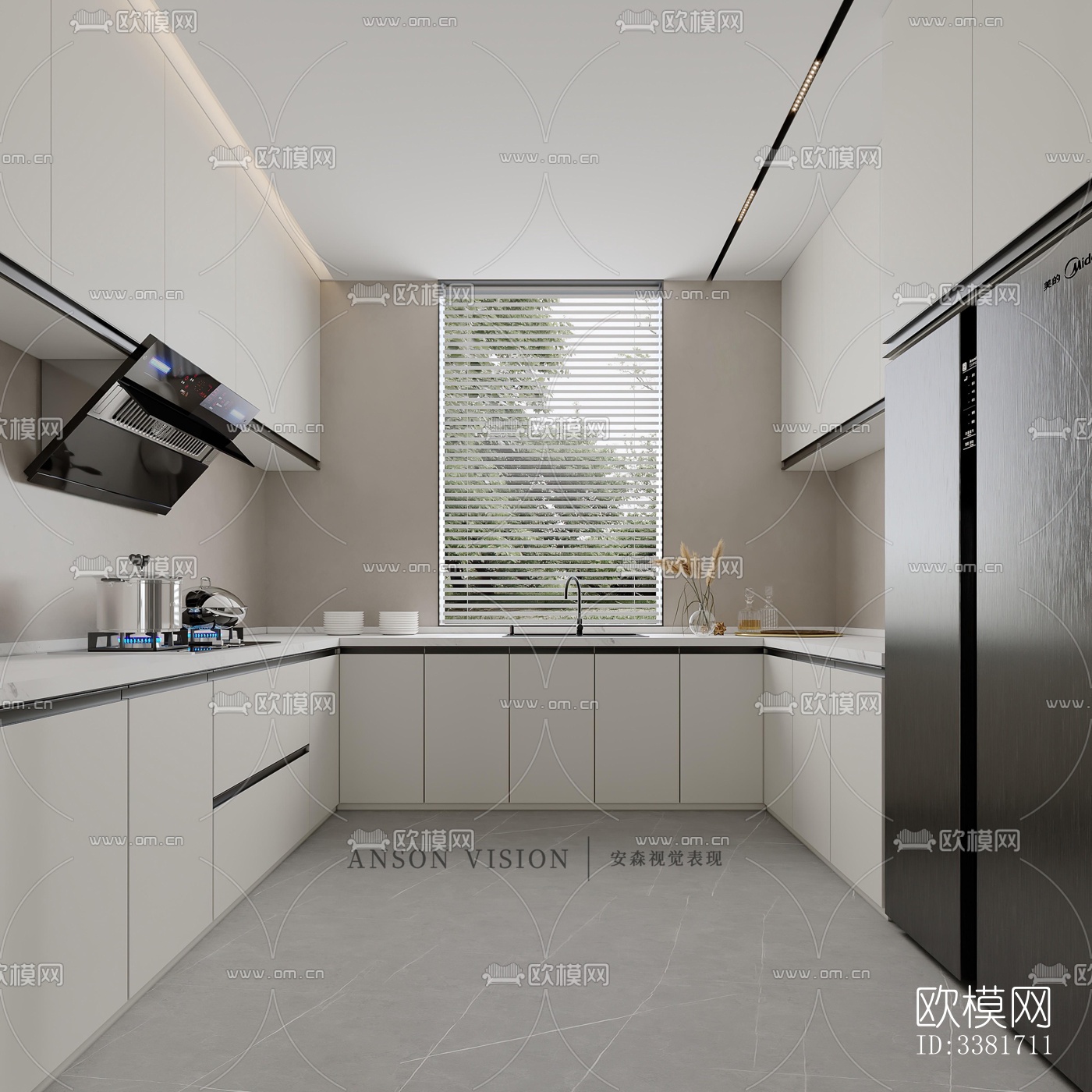 现代别墅效果图下载（渲染图15）