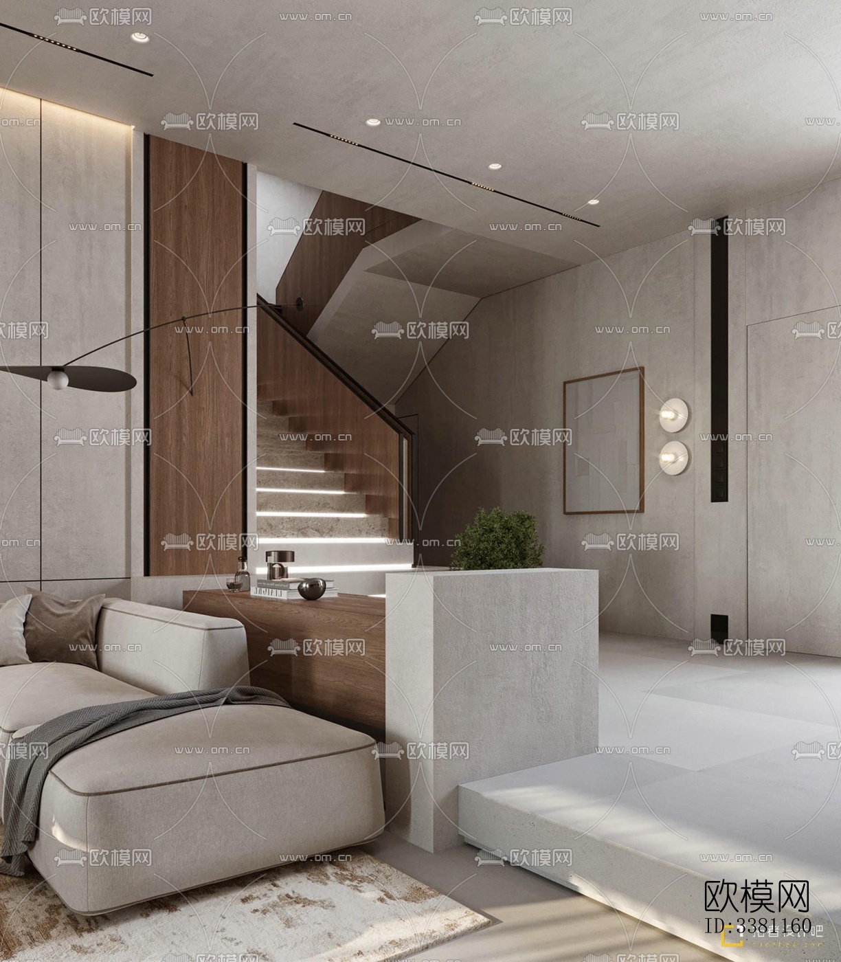 现代别墅效果图下载（渲染图8）