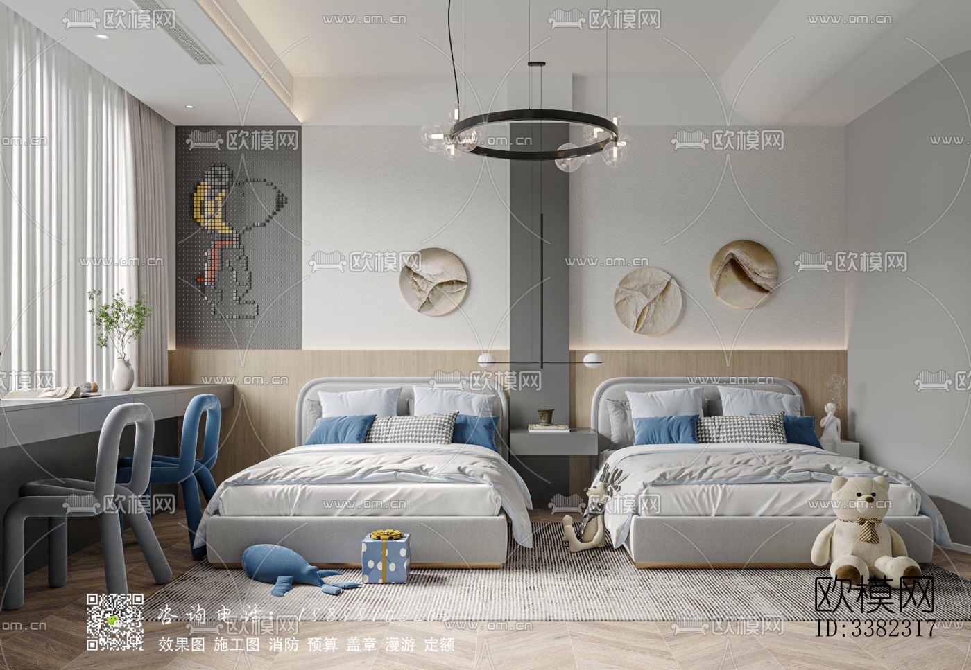 现代别墅效果图下载（渲染图10）