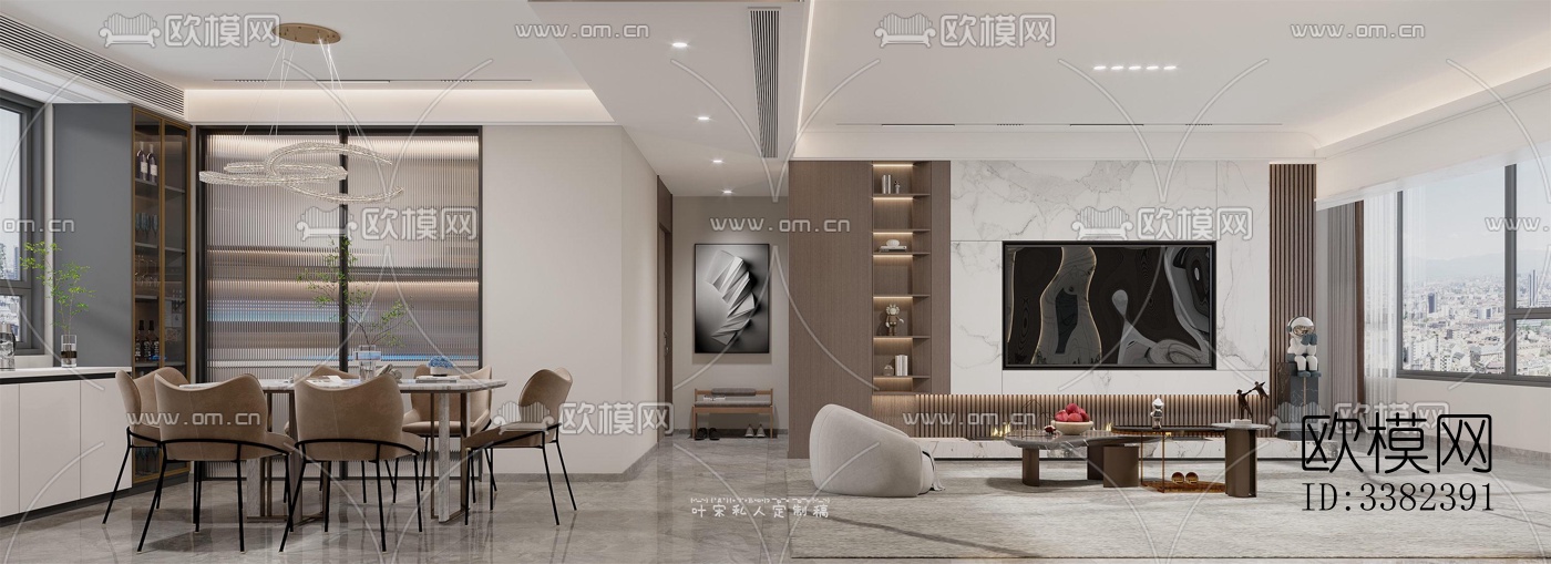 现代别墅效果图下载（渲染图5）