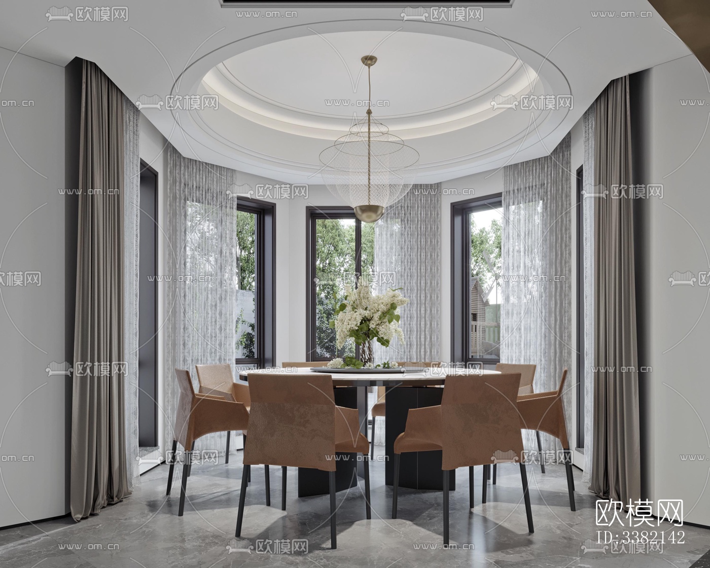 现代别墅效果图下载（渲染图3）