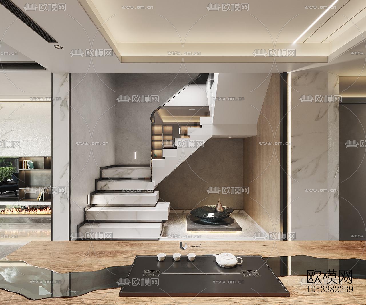 现代别墅效果图下载（渲染图6）