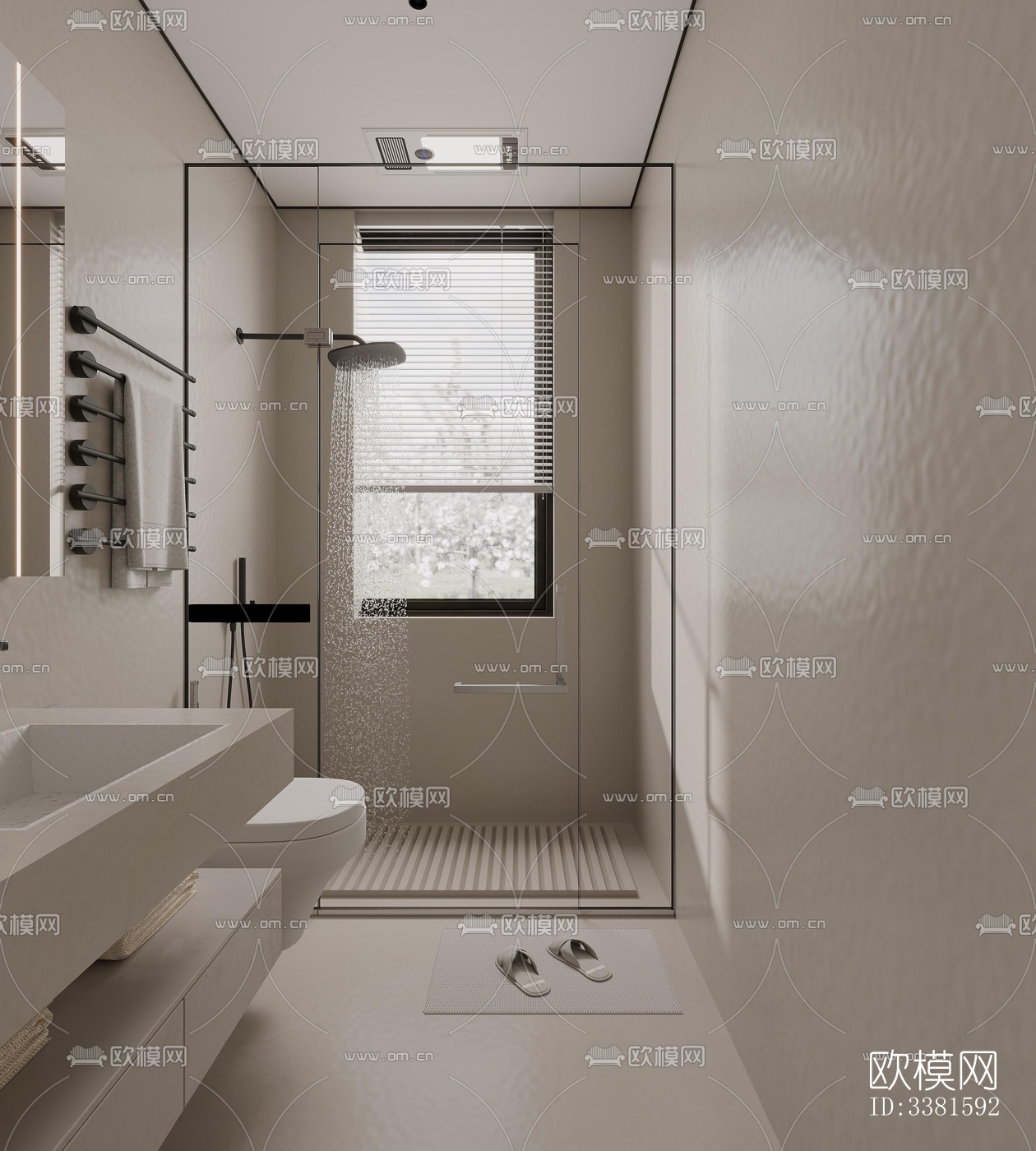 现代别墅效果图下载（渲染图12）