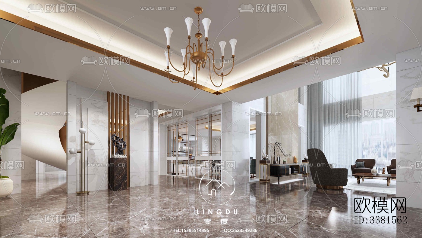 现代别墅效果图下载（渲染图5）