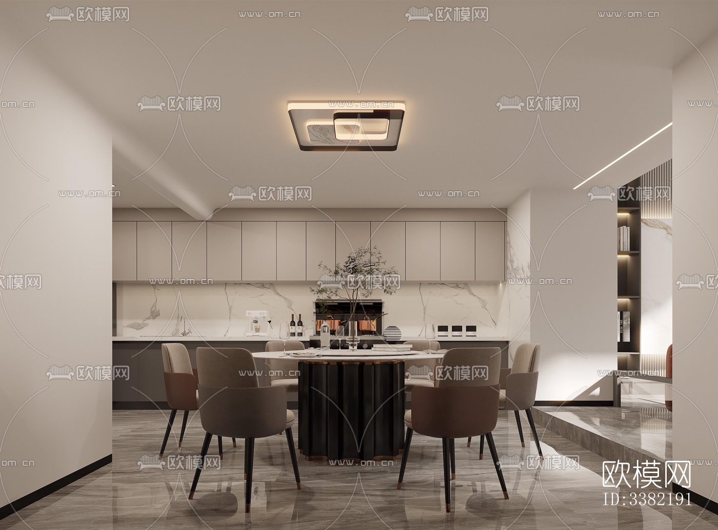 现代别墅效果图下载（渲染图10）