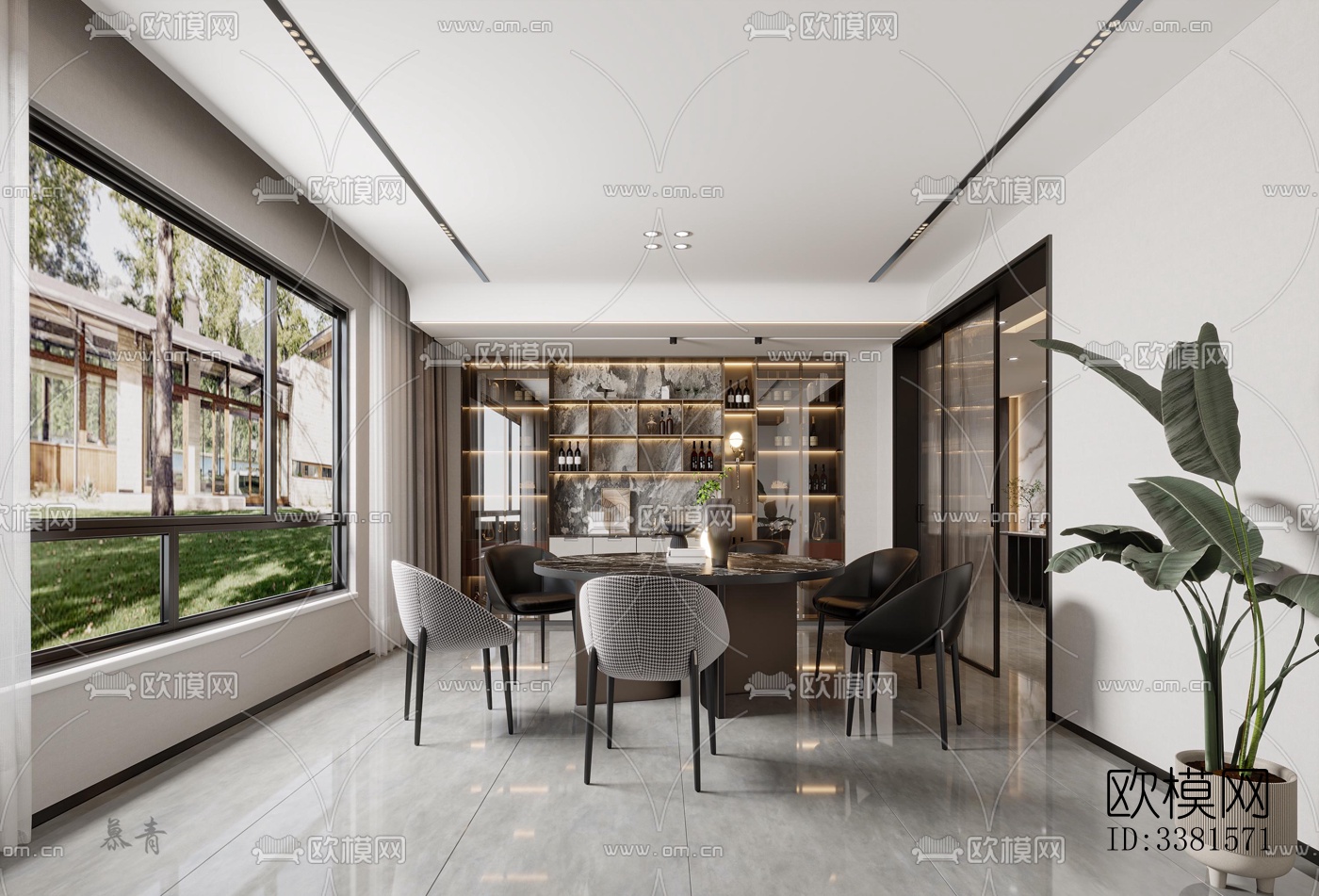 现代别墅效果图下载（渲染图4）