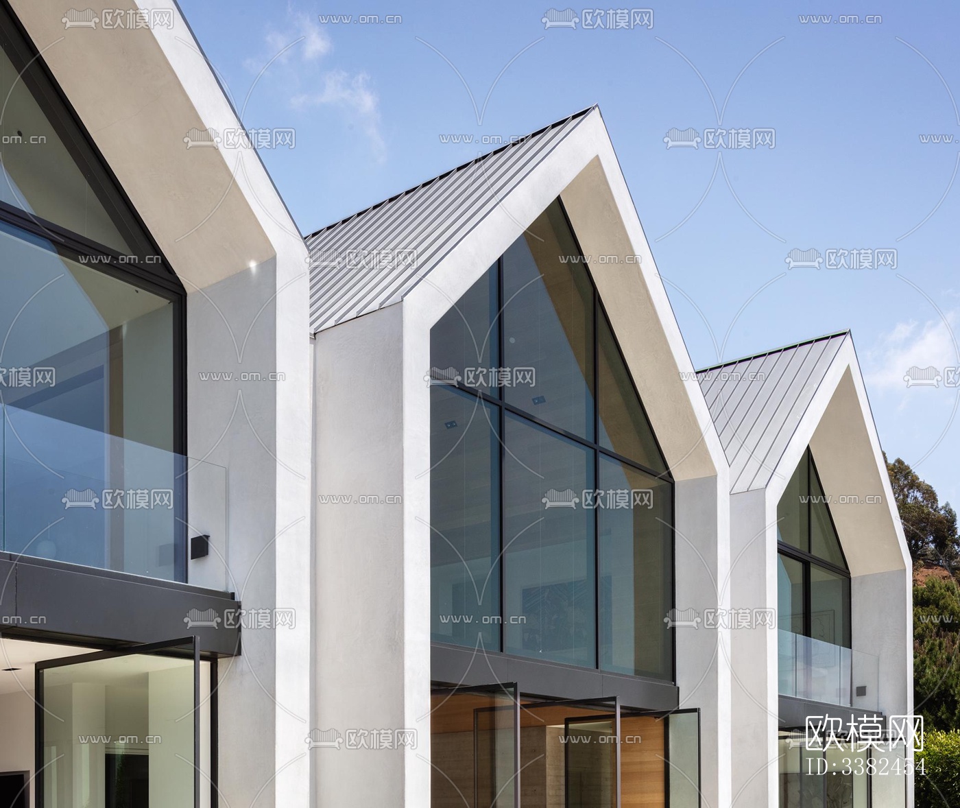 现代别墅效果图下载（渲染图2）