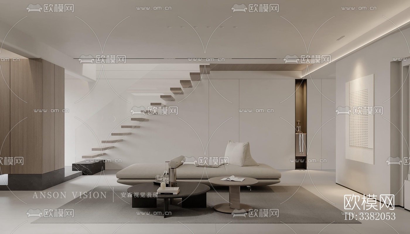 现代别墅效果图下载（渲染图1）