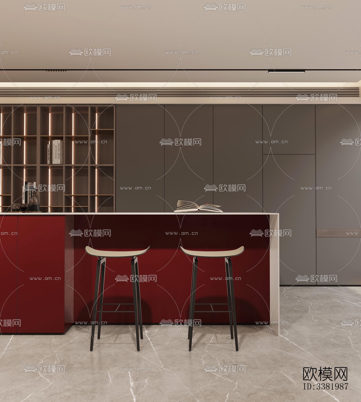 现代别墅效果图下载（渲染图7）