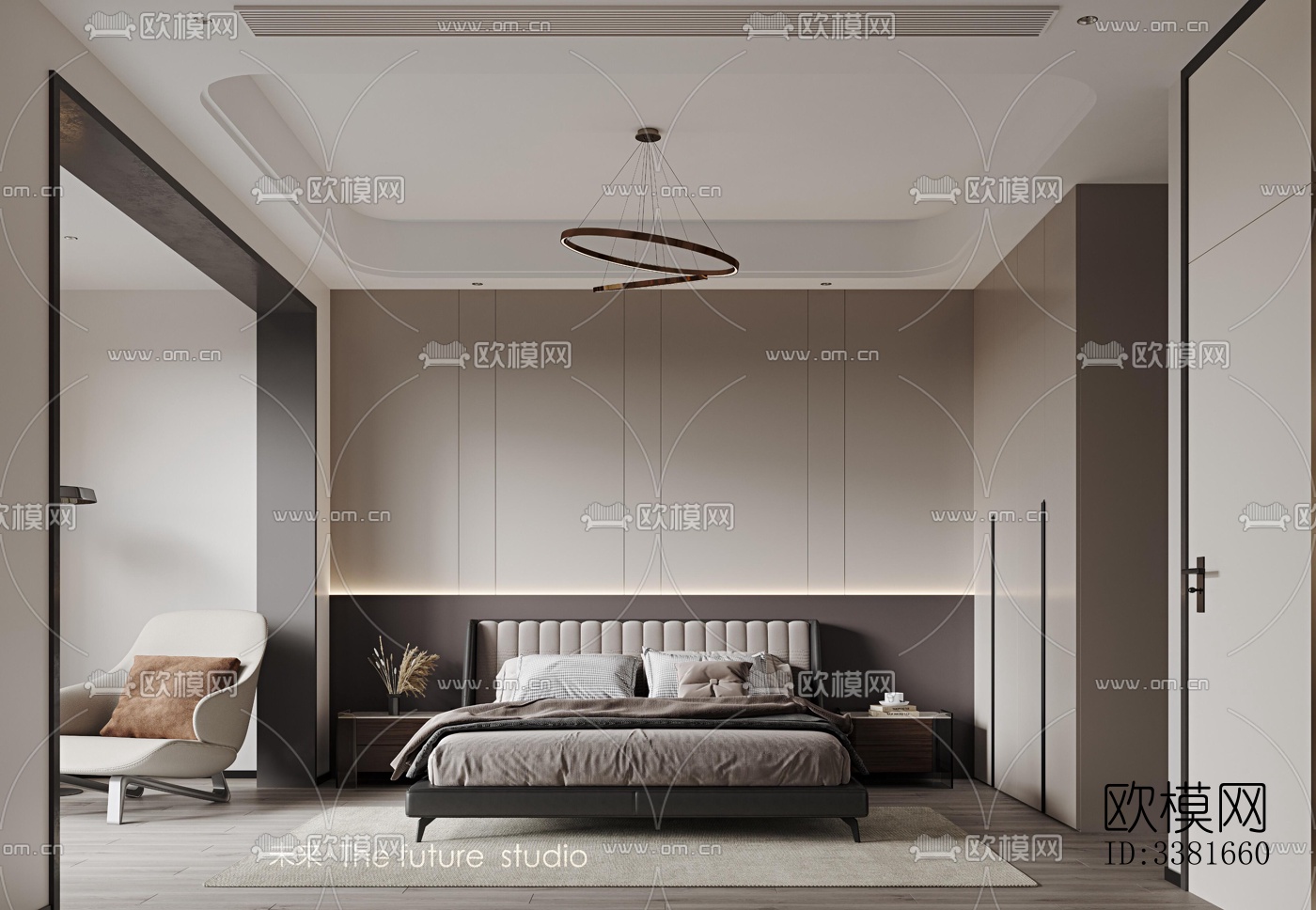 现代别墅效果图下载（渲染图1）