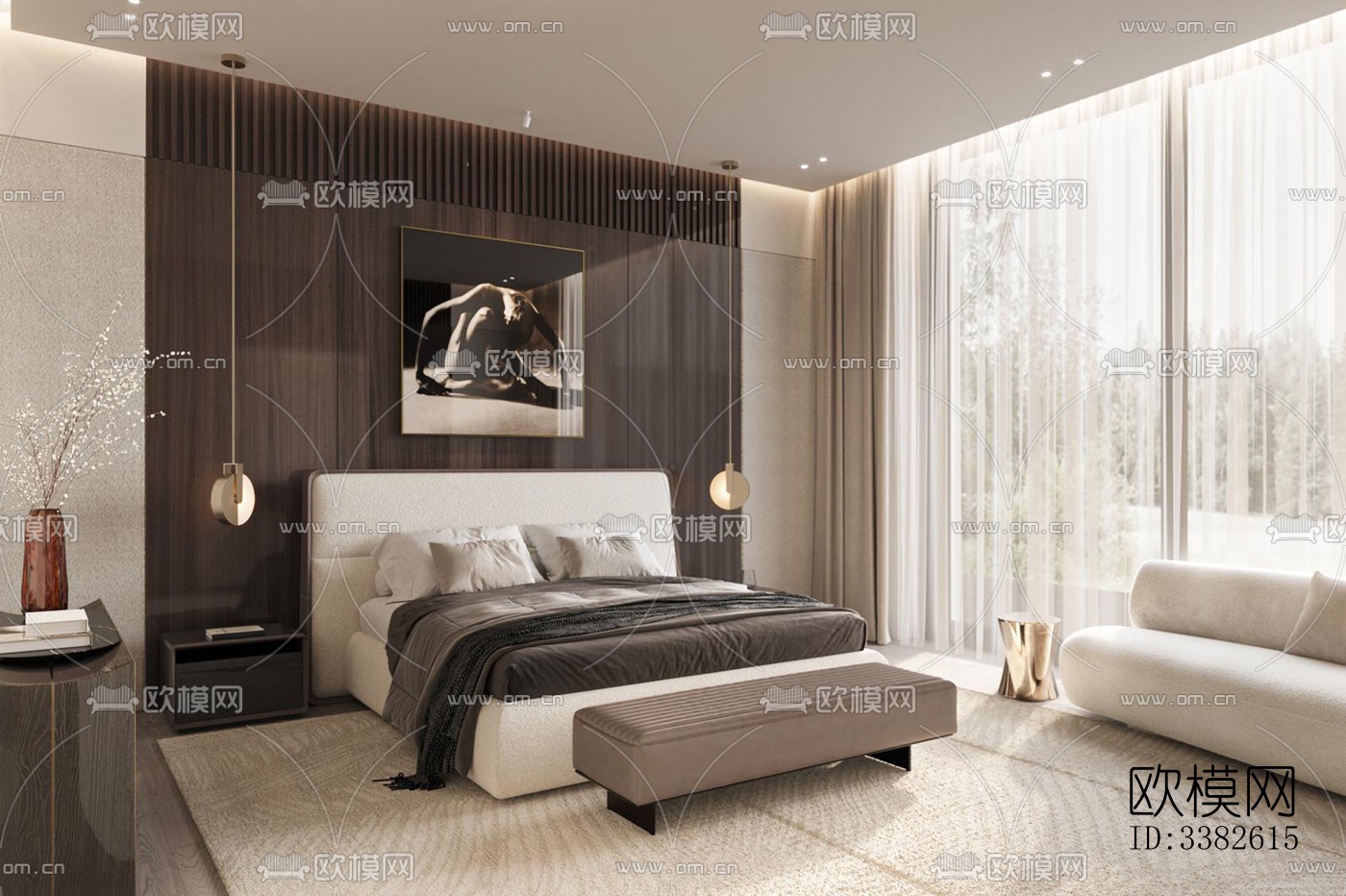 现代别墅效果图下载（渲染图8）