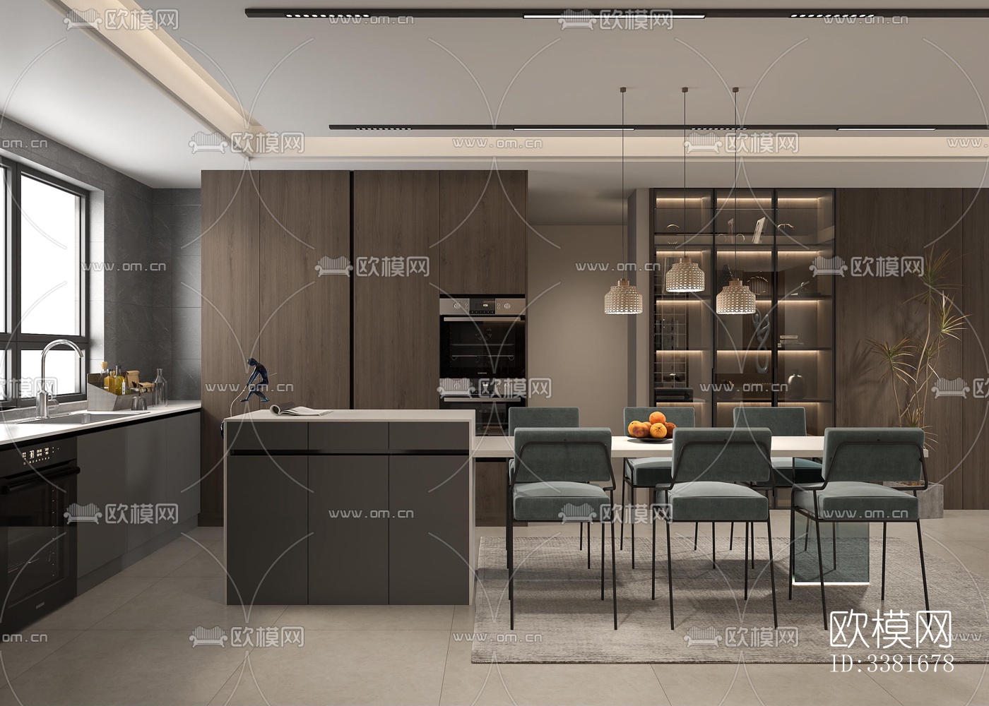 现代别墅效果图下载（渲染图8）